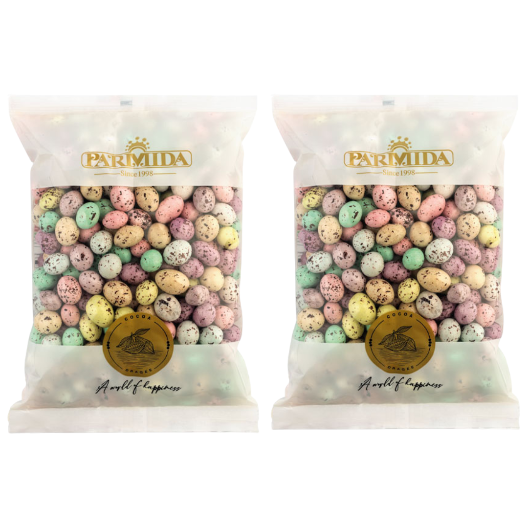 Parmida Choco Eggs - Milk Chocolate Easter Eggs - 1kg Bag, Family