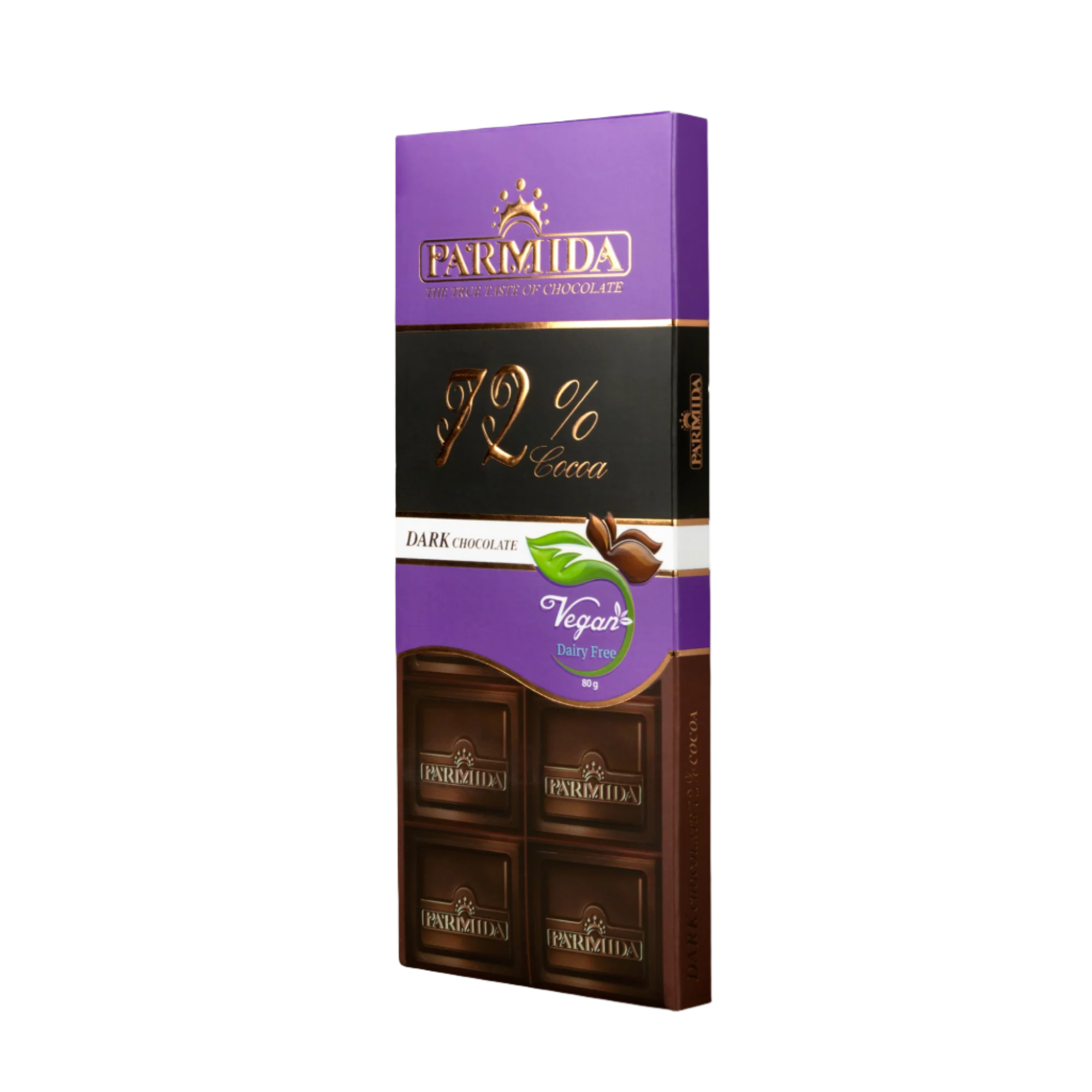Parmida 72% Cocoa Dark Chocolate Bars - 80g, Multi – Parmida Chocolate