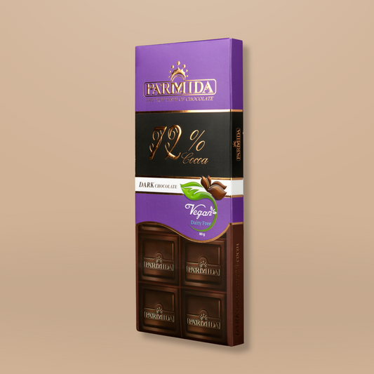 Parmida 72% Cocoa Dark Chocolate Bars - 80g, Multi